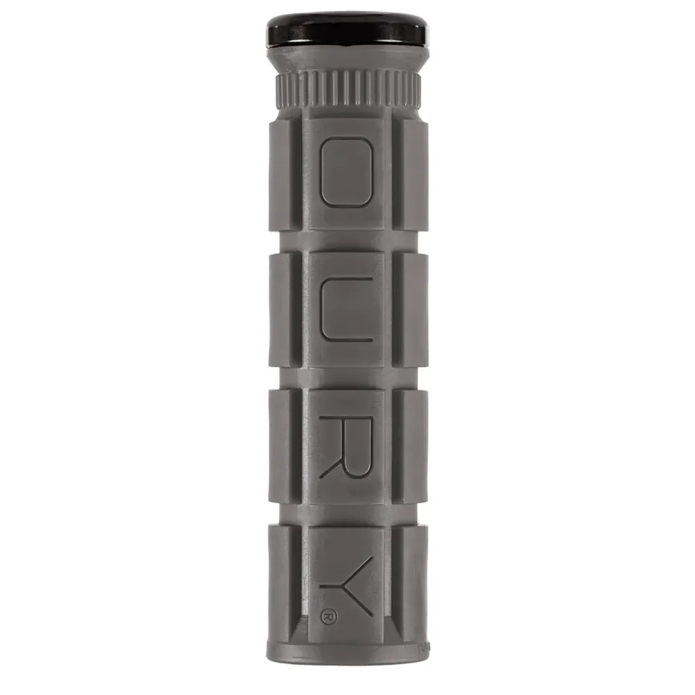 uPRISE Bikes Lizard Skins Oury V2 Single-Clamp Lock-On MTB Grips - 135mm - Grey | Price match, 365 day return s, 18-Month Warranty, Finance Available & Free UK Delivery